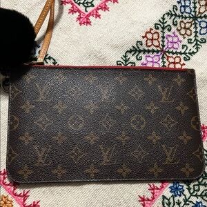 Louis Vuitton Brown Monogram Wristlet